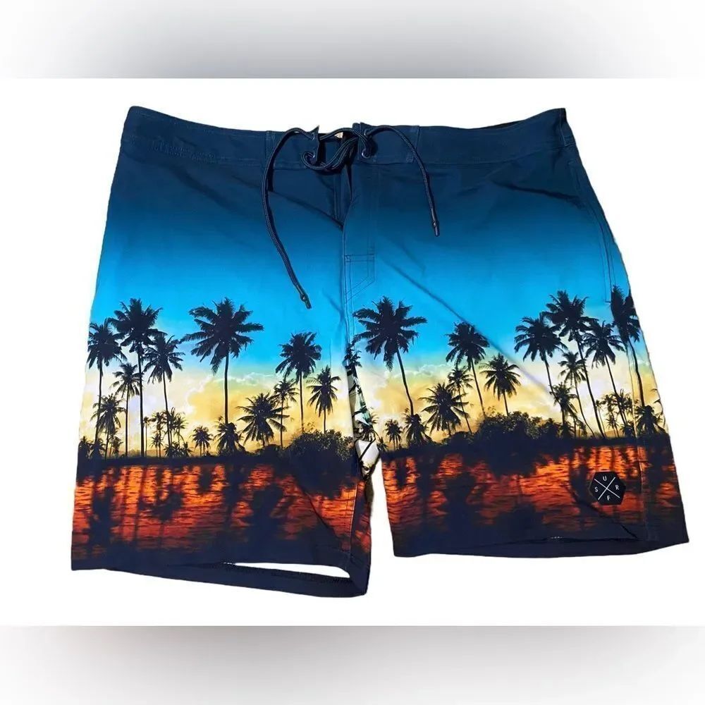 No Boundaries Palm Tree Board Shorts